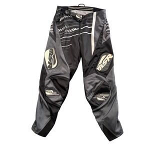 MSR Axxis Motocross Mens Pants 30 Gray Black Racing Protective Gear ATV Enduro‎